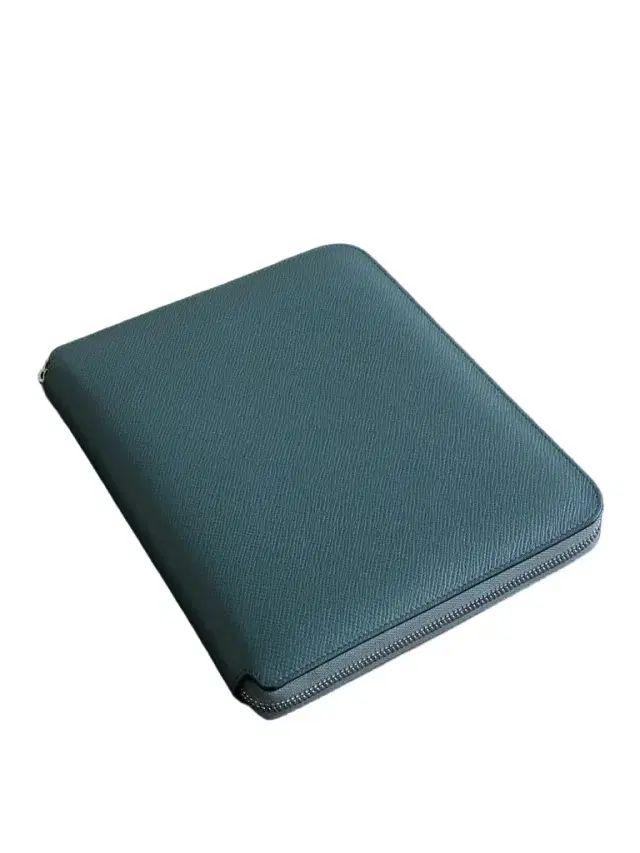 Smythson A5 Cross-Grain Leather Zip Wallet - Men