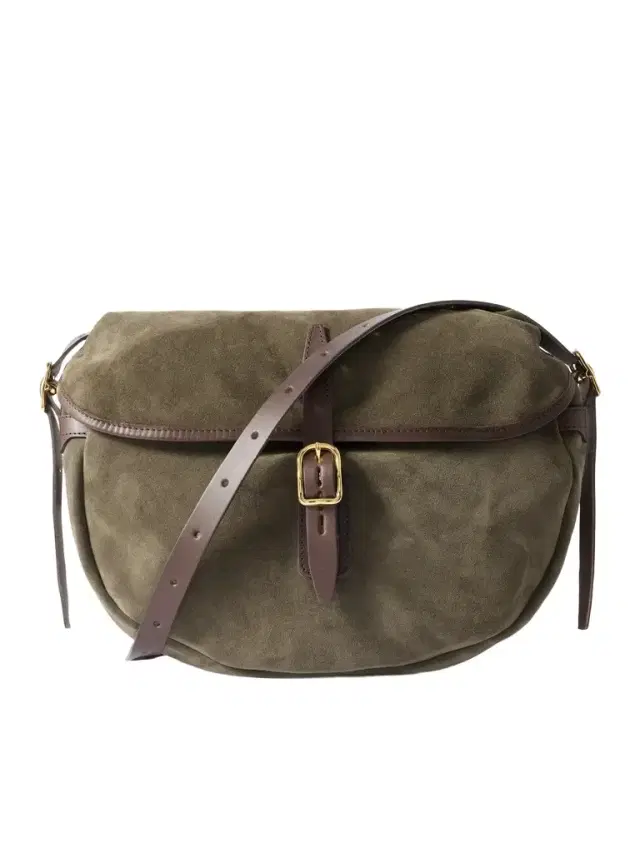 Bleu de Chauffe Margot Leather-Trimmed Suede Messenger Bag - Men