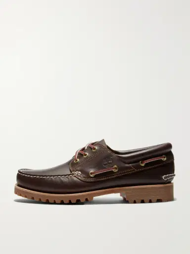 Timberland Authentic 3-Eye Lug Leather Boat Shoes - Men | Thumbnail 3 Timberland Authentic 3-Eye Lug Leather Boat Shoes - Men | Thumbnail 3