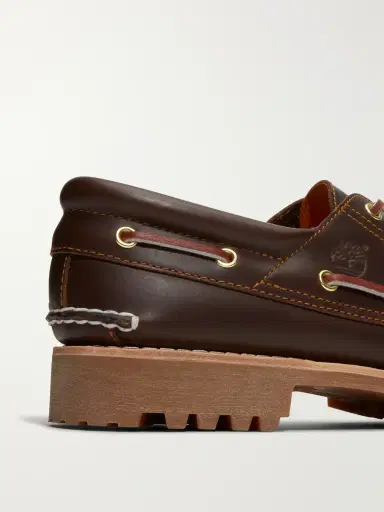 Timberland Authentic 3-Eye Lug Leather Boat Shoes - Men | Thumbnail 4 Timberland Authentic 3-Eye Lug Leather Boat Shoes - Men | Thumbnail 4