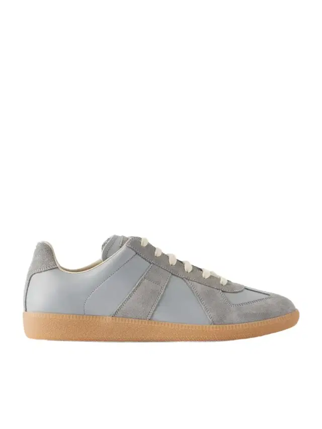 Maison Margiela Replica Suede-Trimmed Leather Sneakers - Men