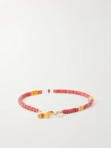Peyote Bird Surya 14-Karat Gold Multi-Stone Beaded Bracelet - Men | Thumbnail 3 Peyote Bird Surya 14-Karat Gold Multi-Stone Beaded Bracelet - Men | Thumbnail 3