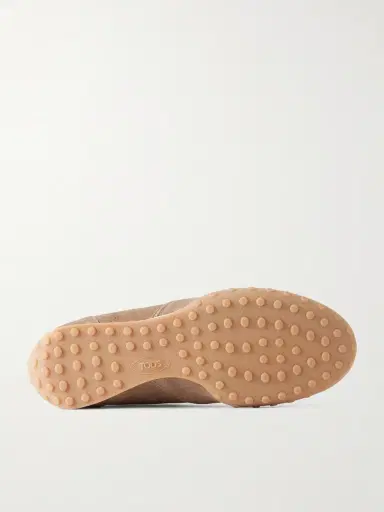 Tod's Panelled Leather-Trimmed Suede Sneakers - Men | Thumbnail 3 Tod's Panelled Leather-Trimmed Suede Sneakers - Men | Thumbnail 3