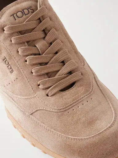 Tod's Panelled Leather-Trimmed Suede Sneakers - Men | Thumbnail 5 Tod's Panelled Leather-Trimmed Suede Sneakers - Men | Thumbnail 5