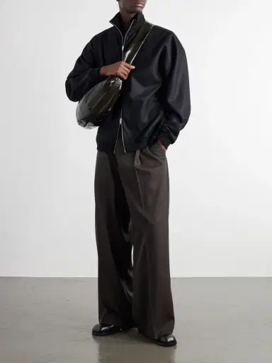 Lemaire Croissant Large Coated-Cotton Messenger Bag - Men | Thumbnail 3 Lemaire Croissant Large Coated-Cotton Messenger Bag - Men | Thumbnail 3