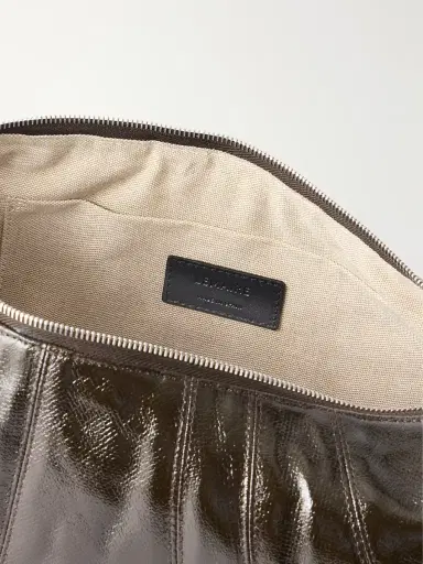 Lemaire Croissant Large Coated-Cotton Messenger Bag - Men | Thumbnail 6 Lemaire Croissant Large Coated-Cotton Messenger Bag - Men | Thumbnail 6