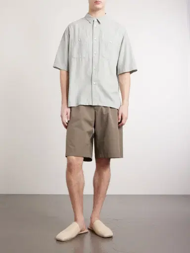 ATON Cotton and Silk-Blend Shirt - Men | Thumbnail 2 ATON Cotton and Silk-Blend Shirt - Men | Thumbnail 2