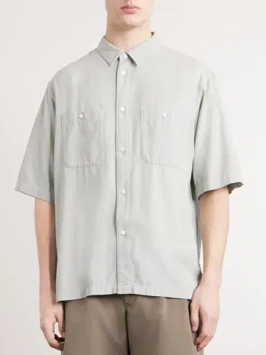 ATON Cotton and Silk-Blend Shirt - Men | Thumbnail 3 ATON Cotton and Silk-Blend Shirt - Men | Thumbnail 3