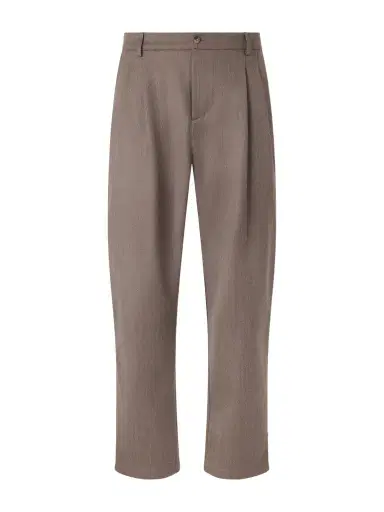De Bonne Facture Artist Straight-Leg Pleated Wool and Cotton-Blend Suit Trousers - Men | Thumbnail 1 De Bonne Facture Artist Straight-Leg Pleated Wool and Cotton-Blend Suit Trousers - Men | Thumbnail 1