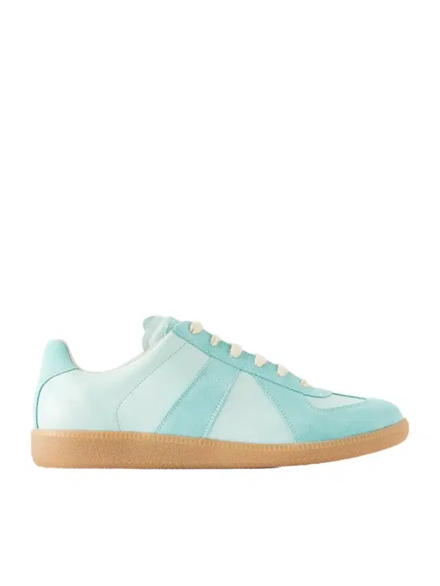 Maison Margiela Replica Leather and Suede Sneakers - Men
