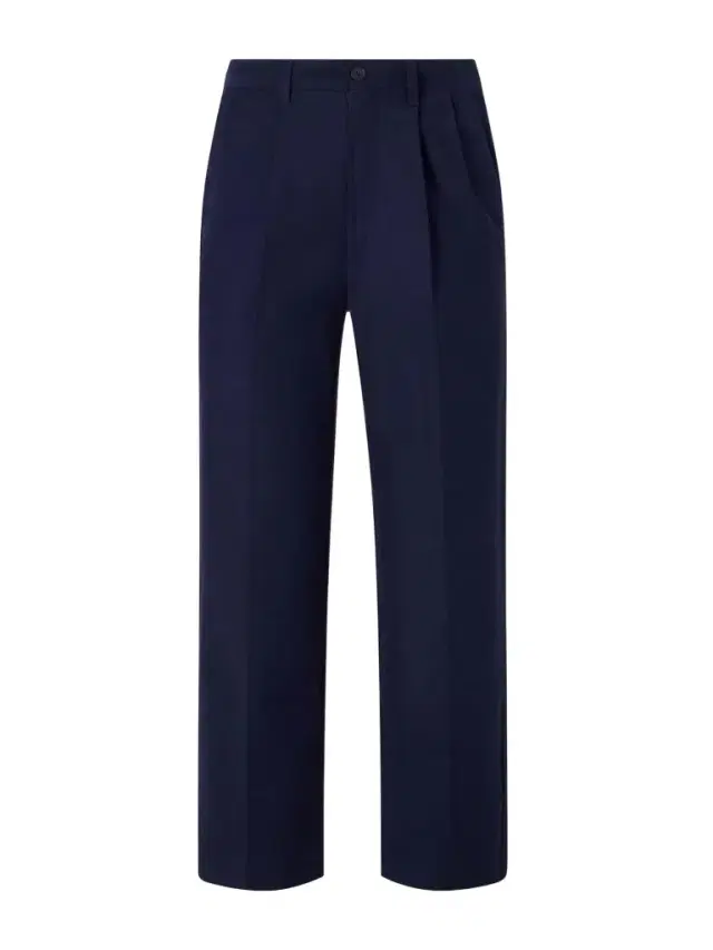 Straight-Leg Pleated Cotton Trousers - Men Straight-Leg Pleated Cotton Trousers - Men