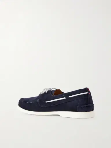 Kiton Suede Boat Shoes - Men | Thumbnail 4