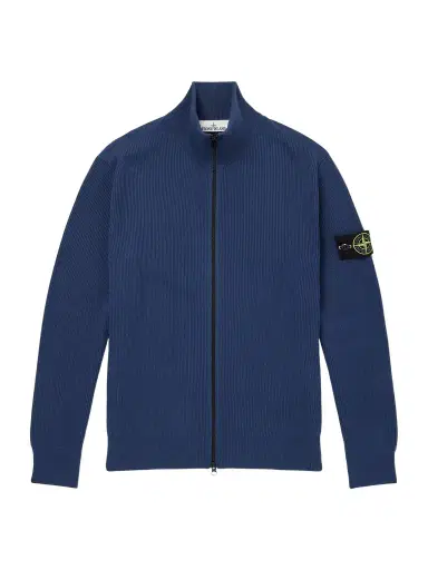 Stone Island Ribbed Cotton Zip-Up Sweater - Men | Thumbnail 1 Stone Island Ribbed Cotton Zip-Up Sweater - Men | Thumbnail 1