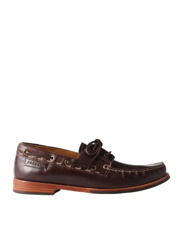 Grenson Claude Leather Boat Shoes - Men
