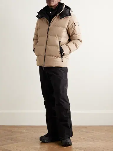 Moncler Grenoble Montgetech Logo-Appliquéd Quilted Stretch-Nylon Hooded Down Ski Jacket - Men | Thumbnail 2 Moncler Grenoble Montgetech Logo-Appliquéd Quilted Stretch-Nylon Hooded Down Ski Jacket - Men | Thumbnail 2