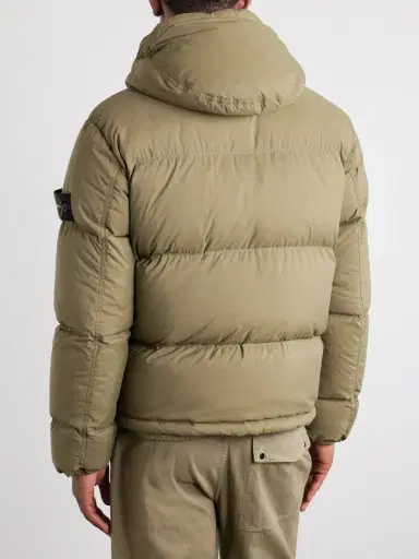 Stone Island Padded Quilted CORDURA® Ripstop Hooded Down Jacket - Men | Thumbnail 4 Stone Island Padded Quilted CORDURA® Ripstop Hooded Down Jacket - Men | Thumbnail 4