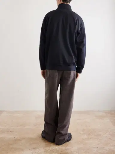 ON Club Collective Logo-Embroidered Cotton-Blend Jersey Half-Zip Sweater - Men | Thumbnail 4 ON Club Collective Logo-Embroidered Cotton-Blend Jersey Half-Zip Sweater - Men | Thumbnail 4