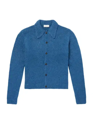 Dries Van Noten Mora Cropped Alpaca-Blend Cardigan - Men | Thumbnail 1
