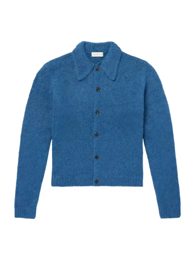 Dries Van Noten Mora Cropped Alpaca-Blend Cardigan - Men