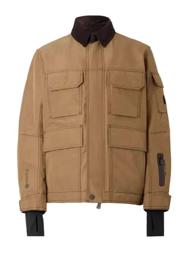 Moncler Grenoble Marguns Cotton-Corduroy and Stretch-Jersey Trimmed WINDSTOPPER® by GORE-TEX LABS Hooded Ski Jacket - Men