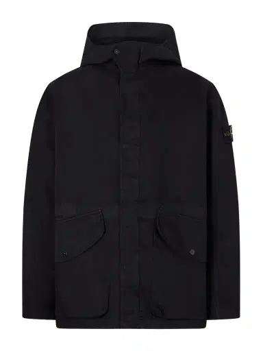Stone Island Garment-Dyed Cotton Hooded Jacket - Men | Thumbnail 1