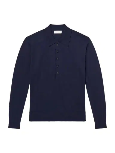 Dries Van Noten Muano Merino Wool Polo Shirt - Men | Thumbnail 1