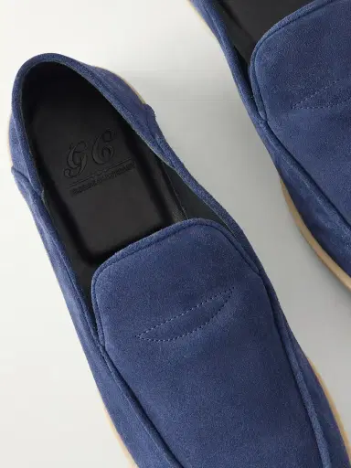 George Cleverley Mayfair II Collapsible-Heel Suede Loafers - Men | Thumbnail 5 George Cleverley Mayfair II Collapsible-Heel Suede Loafers - Men | Thumbnail 5