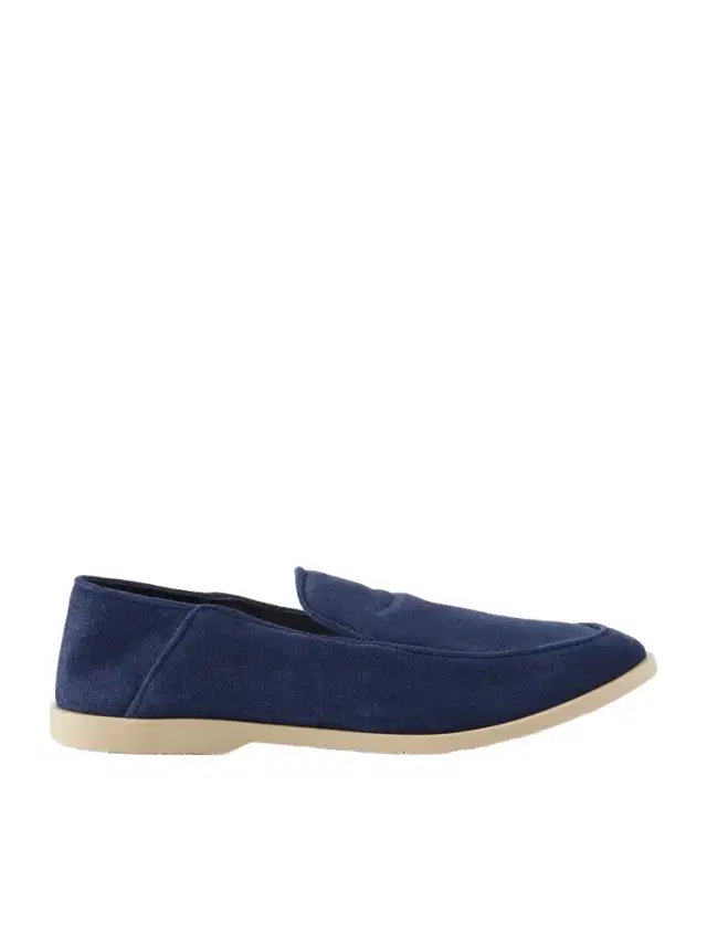 George Cleverley Mayfair II Collapsible-Heel Suede Loafers - Men