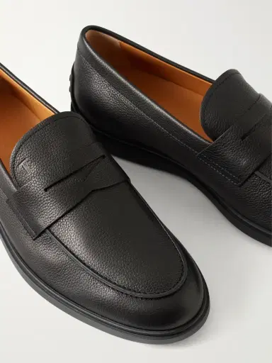 Tod's Full-Grain Leather Penny Loafers - Men | Thumbnail 5