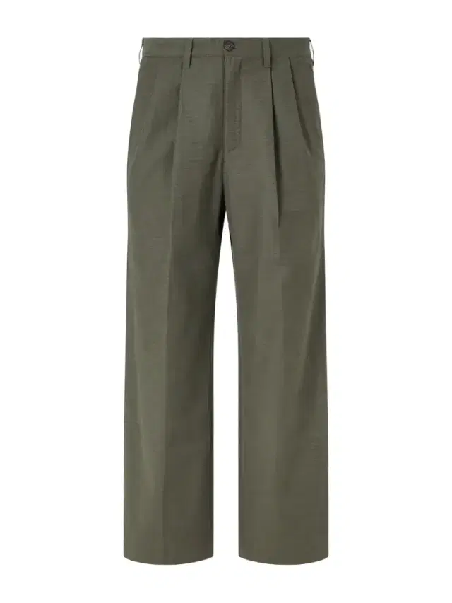 Straight-Leg Pleated Cotton Trousers - Men Straight-Leg Pleated Cotton Trousers - Men