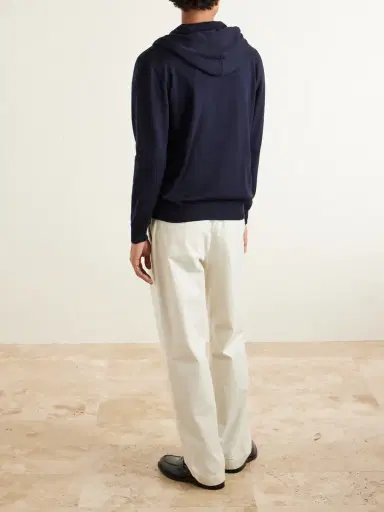 Kiton Cotton-Jersey Zip-Up Hoodie - Men | Thumbnail 4 Kiton Cotton-Jersey Zip-Up Hoodie - Men | Thumbnail 4