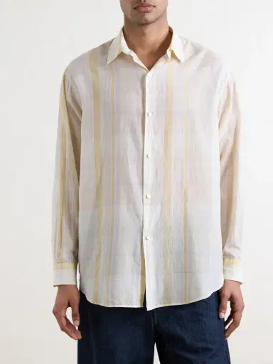 Kaptain Sunshine Checked Cotton-Flannel Shirt - Men | Thumbnail 3