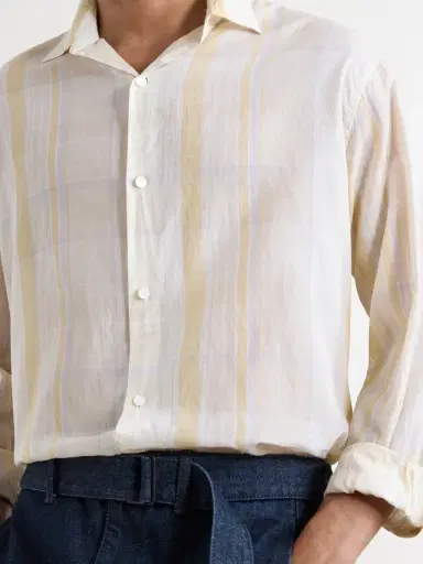 Kaptain Sunshine Checked Cotton-Flannel Shirt - Men | Thumbnail 5