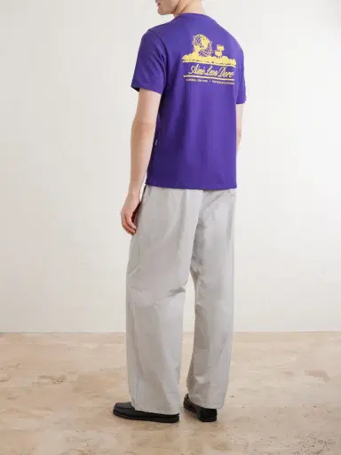 Aimé Leon Dore Unisphere Logo-Print Cotton-Jersey T-Shirt - Men | Thumbnail 4