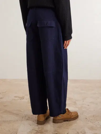 FrizmWORKS Wide-Leg Sashiko Jeans - Men | Thumbnail 4