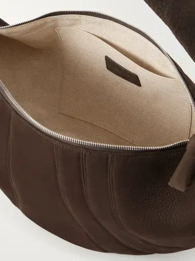 Lemaire Croissant Nubuck Messenger Bag - Men | Thumbnail 6 Lemaire Croissant Nubuck Messenger Bag - Men | Thumbnail 6