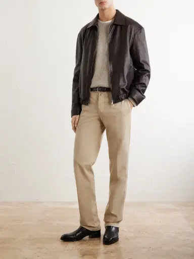 Kiton Straight-Leg Lyocell-Blend Trousers - Men | Thumbnail 2 Kiton Straight-Leg Lyocell-Blend Trousers - Men | Thumbnail 2