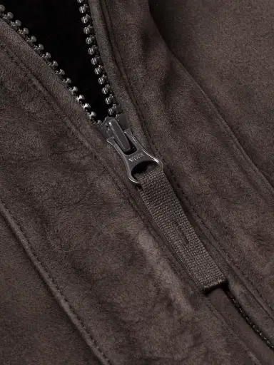 Stone Island STONE ISLAND GHOST Logo-Appliquéd Shearling Hooded Jacket - Men | Thumbnail 4