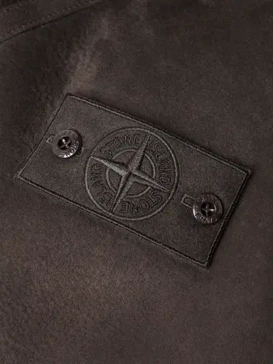Stone Island STONE ISLAND GHOST Logo-Appliquéd Shearling Hooded Jacket - Men | Thumbnail 5
