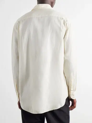 Kaptain Sunshine Cotton and Silk-Blend Twill Shirt - Men | Thumbnail 4 Kaptain Sunshine Cotton and Silk-Blend Twill Shirt - Men | Thumbnail 4