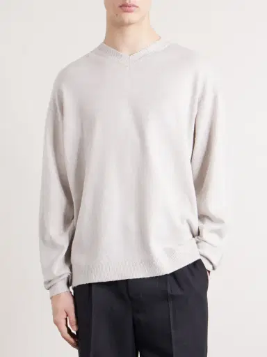 ATON Linen and Cotton-Blend Sweater - Men | Thumbnail 3 ATON Linen and Cotton-Blend Sweater - Men | Thumbnail 3