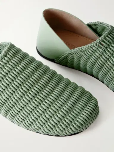 JW Anderson Woven-Leather Slippers - Men | Thumbnail 4 JW Anderson Woven-Leather Slippers - Men | Thumbnail 4