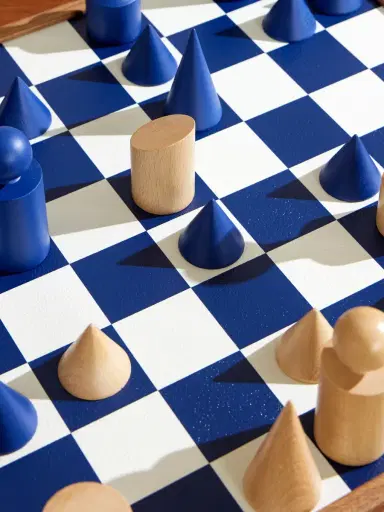 The Conran Shop Milos Wood Chess Set - Men | Thumbnail 3 The Conran Shop Milos Wood Chess Set - Men | Thumbnail 3