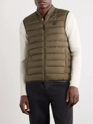 Moncler Froissel Logo-Appliquéd Quilted Shell Down Gilet - Men | Thumbnail 3