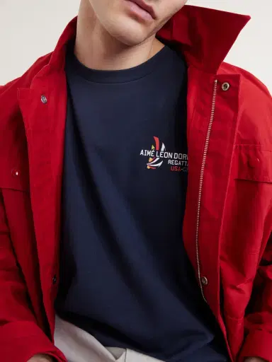 Aimé Leon Dore Printed Cotton T-Shirt - Men | Thumbnail 5