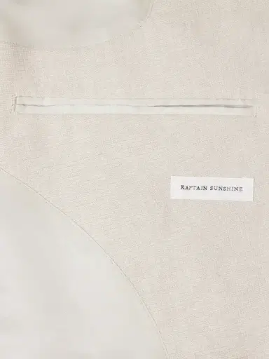 Kaptain Sunshine Double-Breasted Linen and Silk-Blend Jacket - Men | Thumbnail 6
