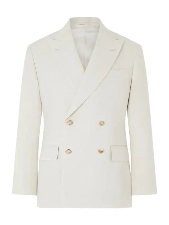 Kaptain Sunshine Double-Breasted Linen and Silk-Blend Jacket - Men