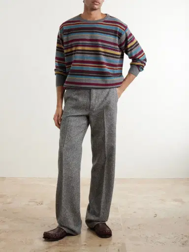 Dries Van Noten Muroli Striped Cashmere Sweater - Men | Thumbnail 2