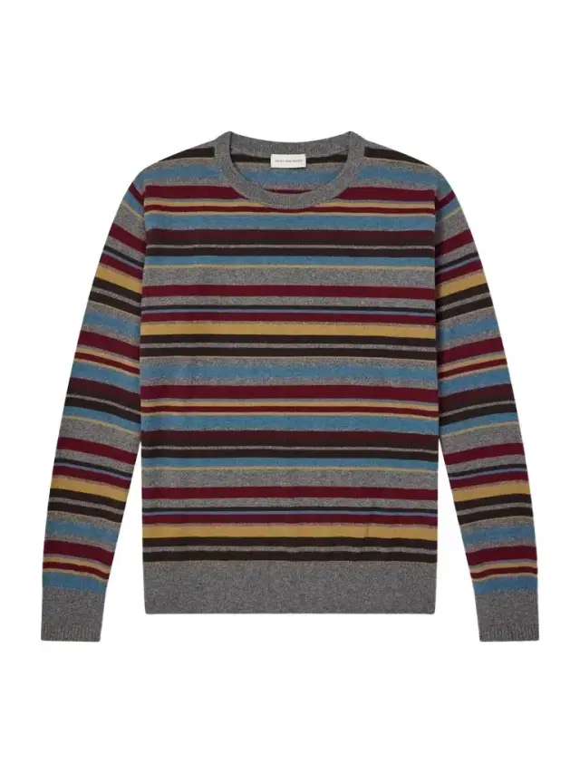 Dries Van Noten Muroli Striped Cashmere Sweater - Men