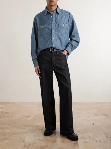 FrizmWORKS Kuroki Cotton-Chambray Shirt - Men | Thumbnail 2 FrizmWORKS Kuroki Cotton-Chambray Shirt - Men | Thumbnail 2